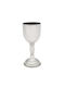 Savvas Design Glass made of Metal in Silver Color