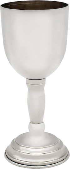 Savvas Design Glass made of Metal in Silver Color