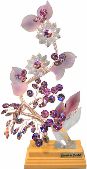 Decorativ Floare din Cristal 13x33cm 1buc