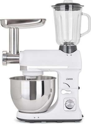 Livoo Stand Mixer 1000W with Stainless Mixing Bowl 5lt