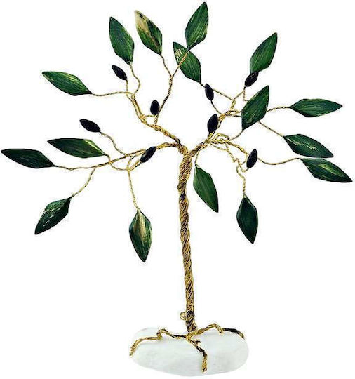 Epilekton Art Decorative Olive made of Metallic 16x16cm 1pcs