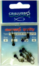 Cralusso Fishing Snap 0.15gr Set 6 Pieces