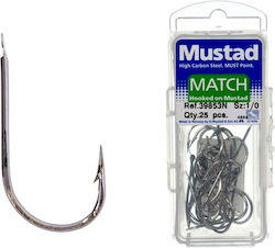 Mustad Αγκίστρια Ψαρέματος Σετ 50τμχ No5