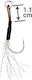 Pregio assist Fishing Hook No2 No 2