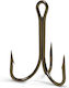 VMC O' Shaughnessy Treble 9617 BZ Fishing Hooks Set 100pcs No16