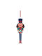 Hängender Nussknacker Ornament Kunststoff Mehrfarbig 15x15cm