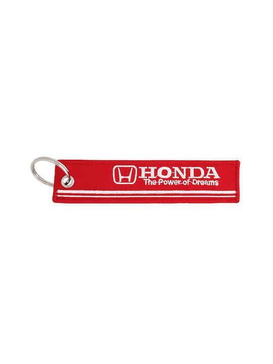 Keychain Fabric Red