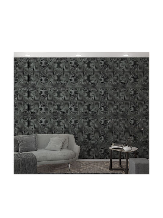 Wallpaper Vinyl Gray L270xW159cm Washable