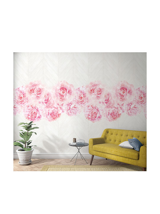 Wallpaper Vinyl Pink L270xW159cm Washable