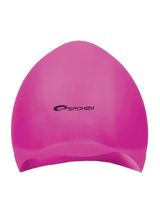 Spokey Silicone Adults Swimming Cap Pink