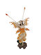 Decorative Fairy made of Metal 14cm 1pcs