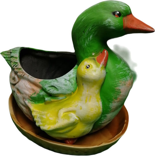 Dekorative Ente aus Keramik 21x21x27cm 1Stück