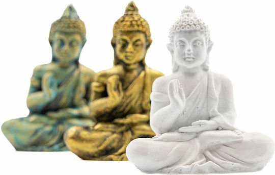 Dekorative Buddhas-Set Aus Gips 5.5x4.4x5.5cm 3Stück