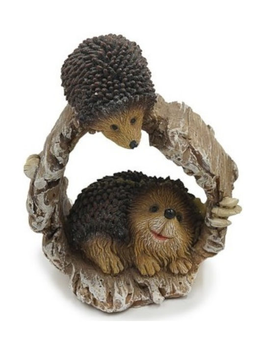 Decorative Hedgehog Polyresin 9x5x5cm 1pcs