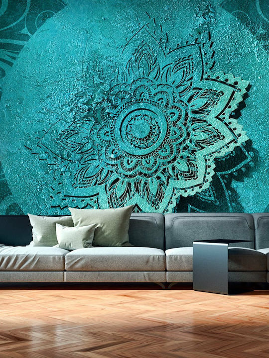 Wall Mural Fabric Blue 200x140cm