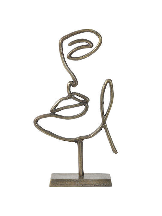 Decorativă Bust din Metal 24x8x43cm 1buc