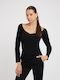 Guess Women's Long Sleeve Sweater Black