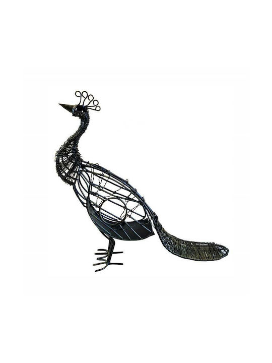 Karvounis Decorative Bird made of Metal 45x12x45cm 1pcs