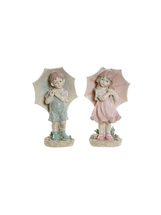 DKD Home Decor Set of Decorative Figures Polyresin S3019822 28x20x48.5cm 2pcs