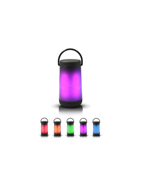 Platinet Bluetooth Tischlampe Dekorative Lampe mit RGB-Beleuchtung LED Schwarz