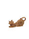 Country Casa Decorative Cat made of Wood 33x6x15.5cm 1pcs