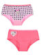 Disney Kids' Set with Boxers Fuchsia 2pcs