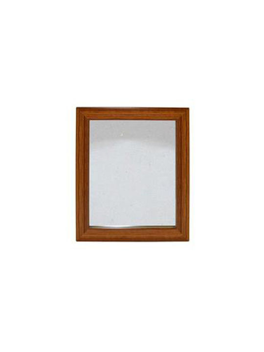 Wall Mirror with Wooden Frame 1pcs