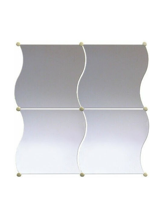 Innova Wall Mirror 30x30cm 4pcs