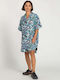 Element Summer Mini Shirt Dress Dress Blue