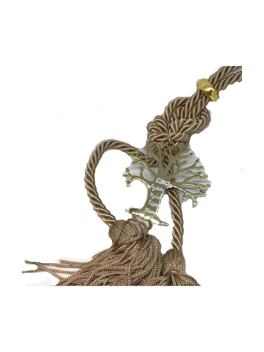 Tabletop Lucky Charm Little Tree Beige made of Metal 1pcs