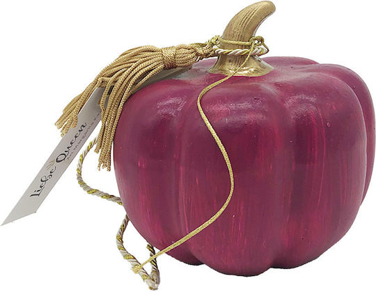 LiebeQueen Tischplatte Glücksbringer Kürbis Lila Keramik 1Stück