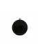 Hängendes Kugel Ornament Ornament Kunststoff Schwarz 14cm