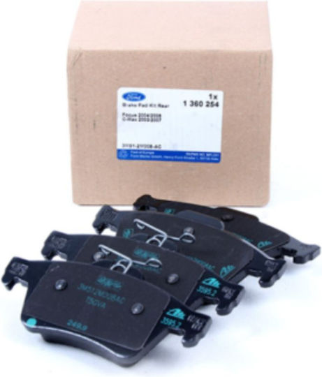 Ford Σετ Τακάκια Πίσω 4τμχ για Ford Focus / Focus C-Max