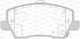 Open Parts Brake Pad for Kia Picanto