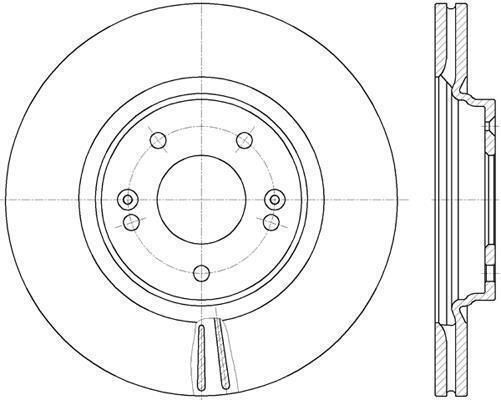 Open Parts Спирачни дискове за Hyundai Tucson Kia Спортаж