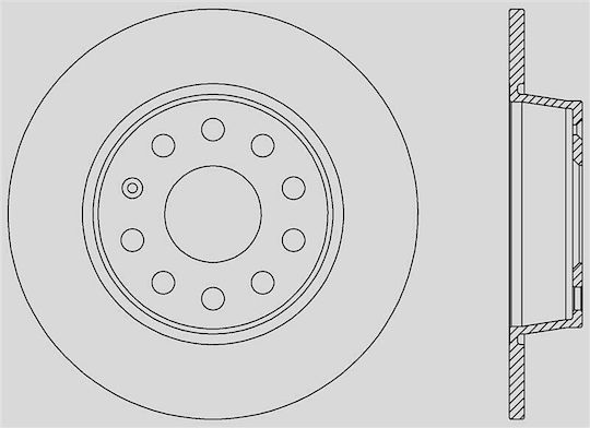 Open Parts Спирачни дискове за Skoda Октавия