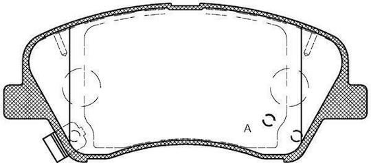 Open Parts Σετ Τακάκια για Hyundai i20 Kia Stonic