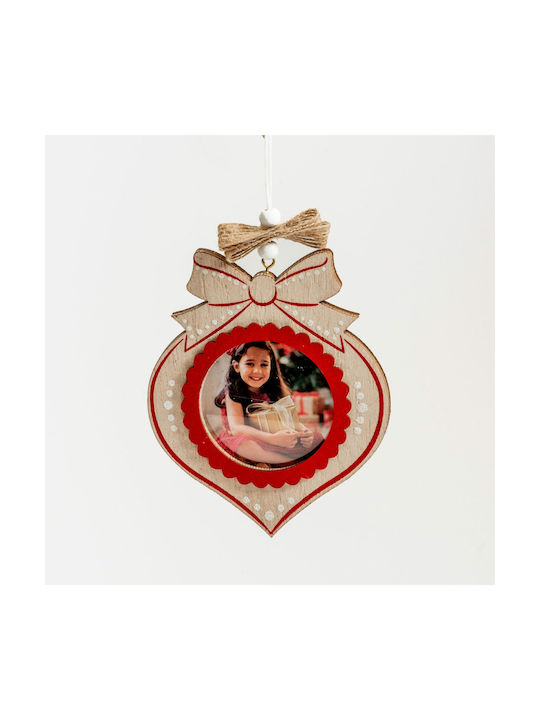 Christmas Wooden Label Ornament Brown