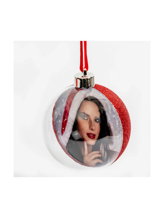 Christmas Ball Ornament Red 10x10cm