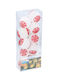 Hängendes Kugel Ornament Ornament Beleuchtet Weiß 10cm Set 4Stück