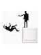 Decorative Sticker Wall 1pcs 13.1x9.1cm