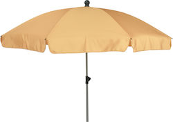 Spitishop Плажен чадър с диаметър 2м Жълт