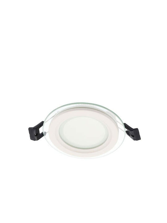 Vito Кръгла Вграден LED Панел 6W с Студено бяло Светлина 6000К