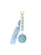 Dimitressi Hanging Lucky Charm Light Blue made of Metal 33x8cm 1pcs