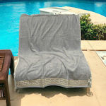 Linea Home Medusa Beach Towel Cotton Gray 160x86cm.