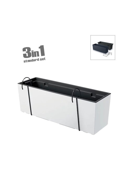 Marhome Planter Box Pandantiv în Culoare Alb 09-DUC600W-S449