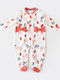 Biorganic Baby Bodysuit Long-Sleeved Coral