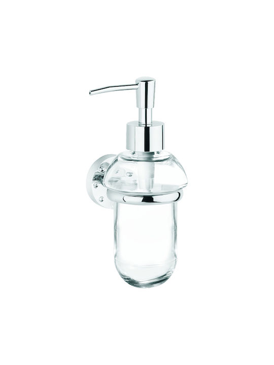 Bronze Art Spender Glas Silber
