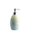 Bronze Art Dispenser Ceramic White