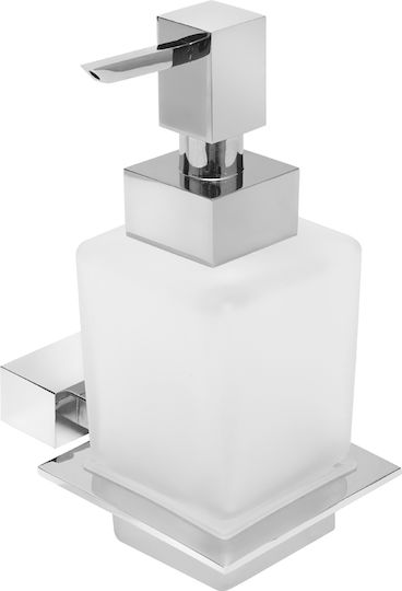 Bronze Art Dispenser Γυάλινο Ασημί